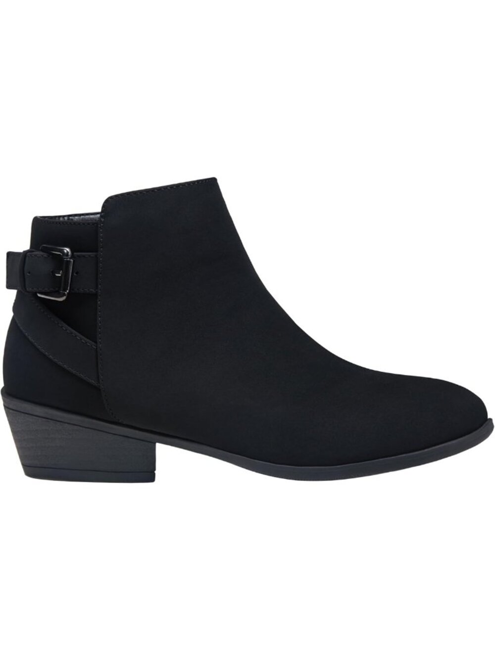 Stylish Women's Low Heel Ankle Boots - Round Toe Western Booties for Fall